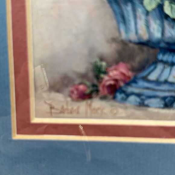 Barbara Mock Mythical Topiary Framed Artwork Signed 11.5"x9.5"‎ Contemporary - Picture 5 of 9